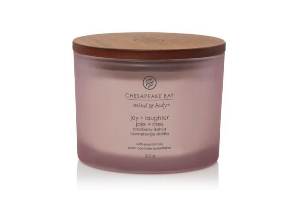 Vonná svíčka CHESAPEAKE BAY CANDLE Joy & Laughter 312g / 3 knoty