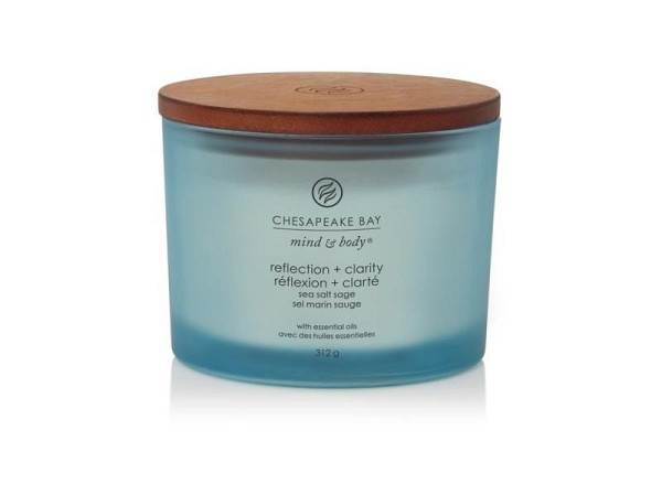 Vonná svíčka CHESAPEAKE BAY CANDLE Reflection & Clatiry 312g / 3 knoty