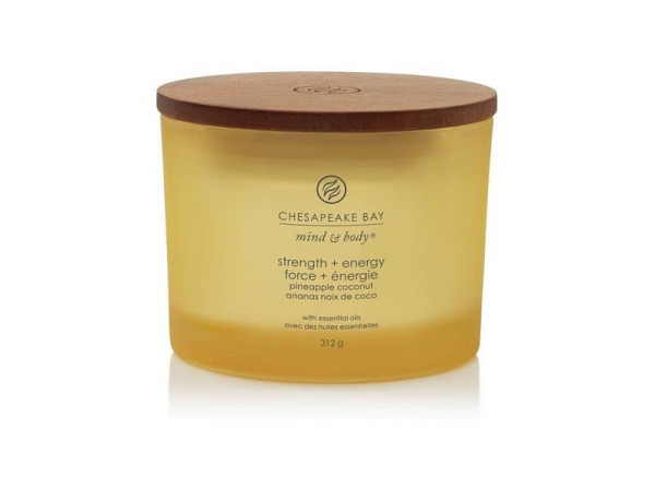 Vonná svíčka CHESAPEAKE BAY CANDLE Strength & Energy 312g / 3 knoty