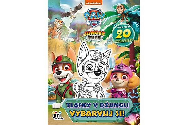 Vybarvuj si! Tlapková patrola Tlapky v džungli