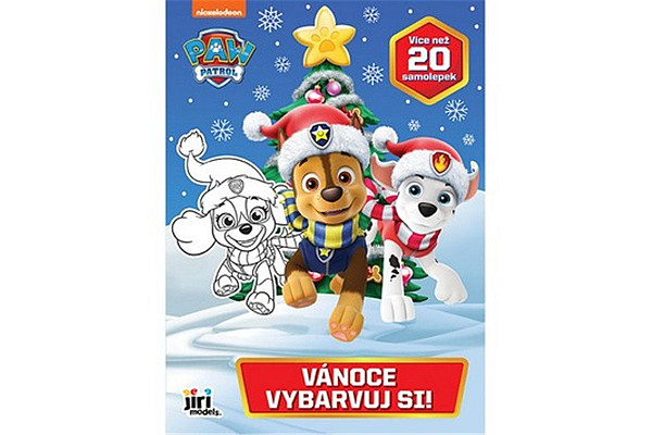 Vybarvuj si! Tlapková patrola Vánoce