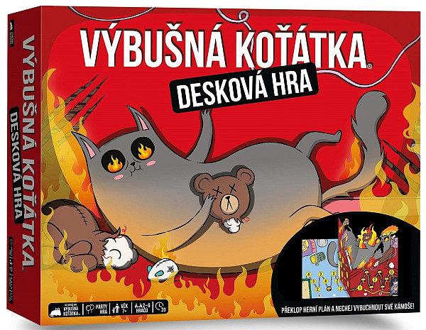 Výbušná koťátka: Desková hra