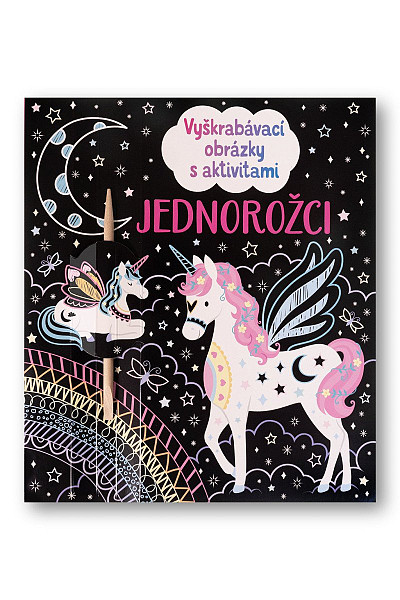 Vyškrabávací obrázky s aktivitami Jednorožci