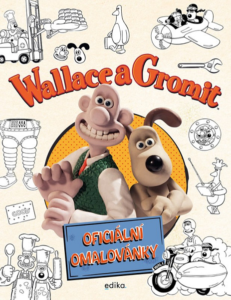 Wallace a Gromit –  oficiální omalovánky