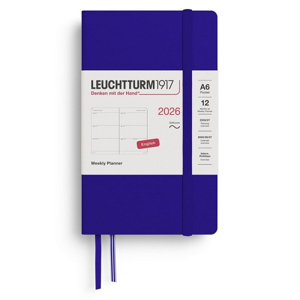 Weekly Planner 2026 Pocket (A6) Ink