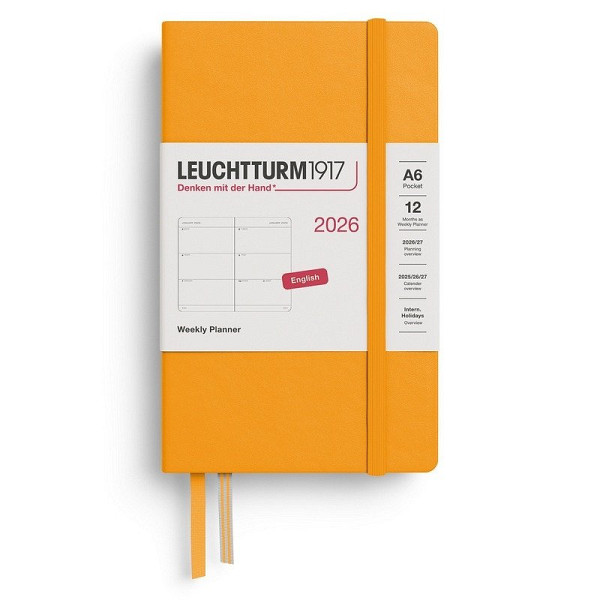 Weekly Planner 2026 Pocket (A6) Rising Sun