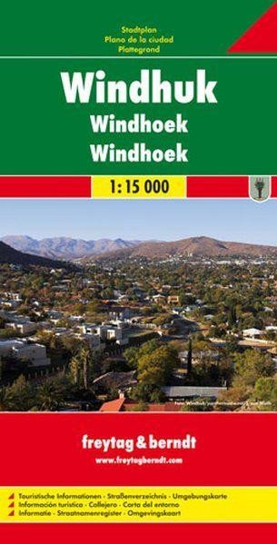 Windhuk, Windhoek 1:15T/plán města