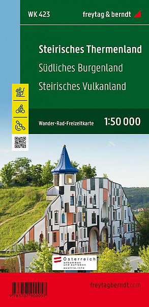 WK 423 Thermenland,Oststeiermark 1:50 000/mapa