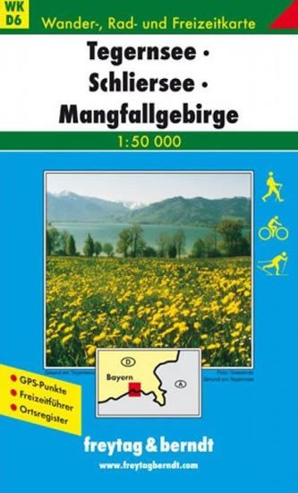 WKD 6 Tegernsee, Schliersee 1:50 000 / turistická mapa