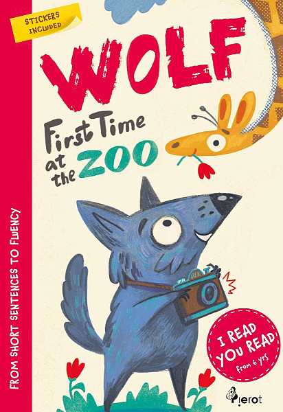 Wolf first time at the ZOO - I Read, You Read - With Stickers!