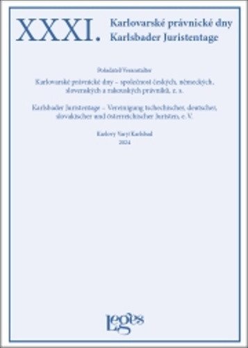 XXXI. Karlovarské právnické dny