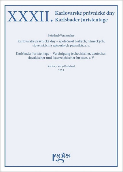 XXXII. Karlovarské právnické dny