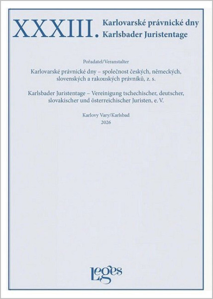 XXXIII. Karlovarské právnické dny