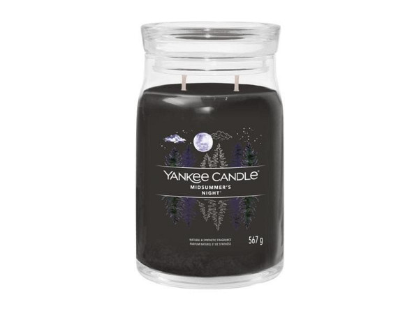 YANKEE CANDLE Midsummer’s Night svíčka 567g / 2 knoty (Signature velký)