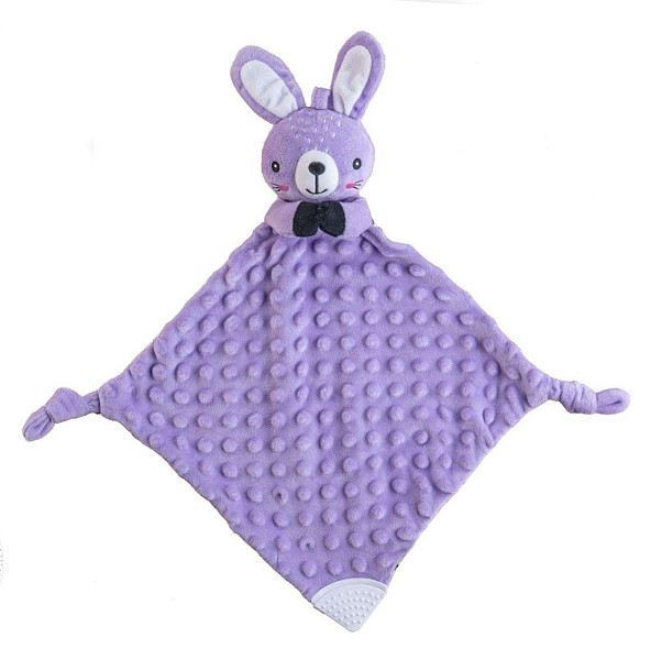 Zajíček usínáček kousátko, chrastítko plyš