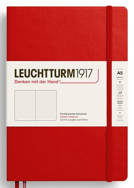 Zápisník Cherry Hardcover Medium (A5) tečkovaný