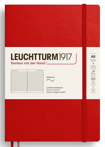 Zápisník Cherry Softcover Medium (A5) linkovaný