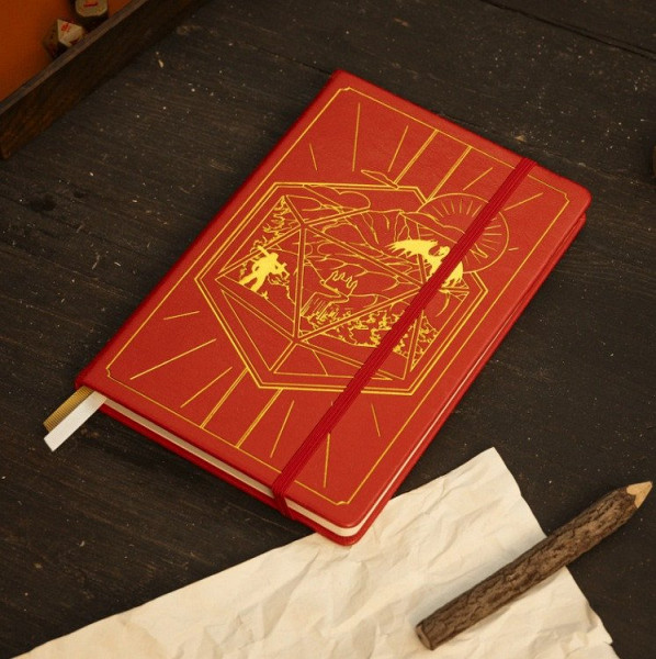 Zapisník - DnD 5e - Červený