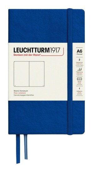 Zápisník Indigo, Pocket A6, 187l, čistý