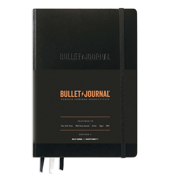 Zápisník Leuchtturm 1917 ČERNÝ – Bullet Journal Edition2