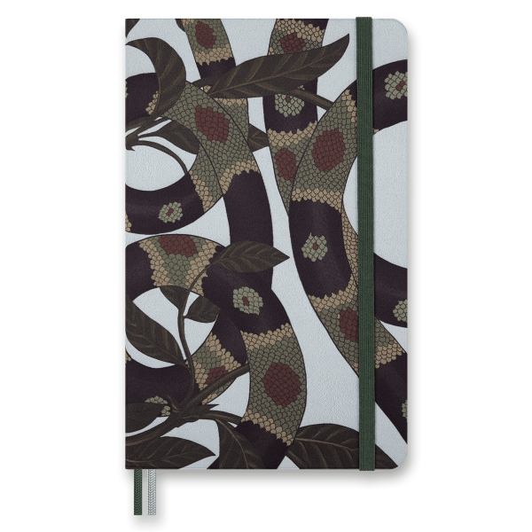 Zápisník Moleskine Snake Leaves - L, linkovaný