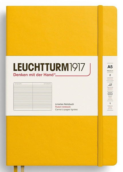 Zápisník Sunflower Hardcover Medium (A5) linkovaný