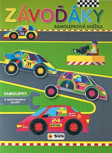 Závoďáky - samolepková knížka