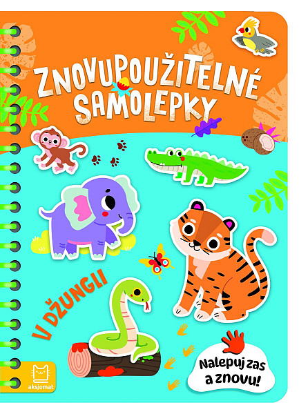 Znovupoužitelné samolepky V džungli